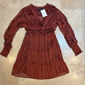 o.p.t.Women's Rust Dress- NWT